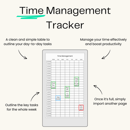 Life Organizer Templates Bundle for reMarkable Paper Pro Move