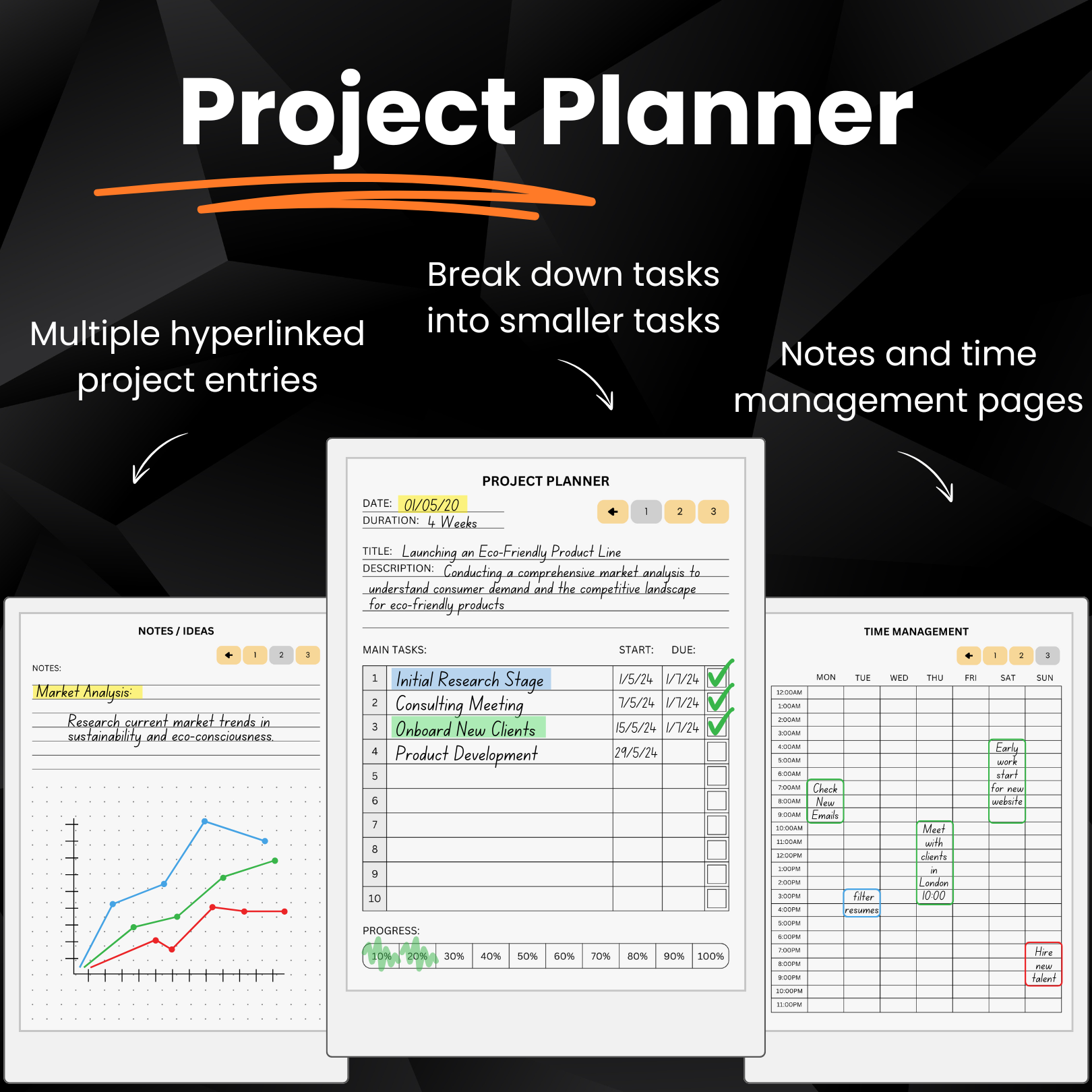 reMarkable Paper Pro - Productivity Templates Bundle