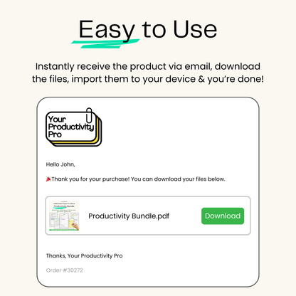 reMarkable Paper Pro Move - Productivity Templates Bundle