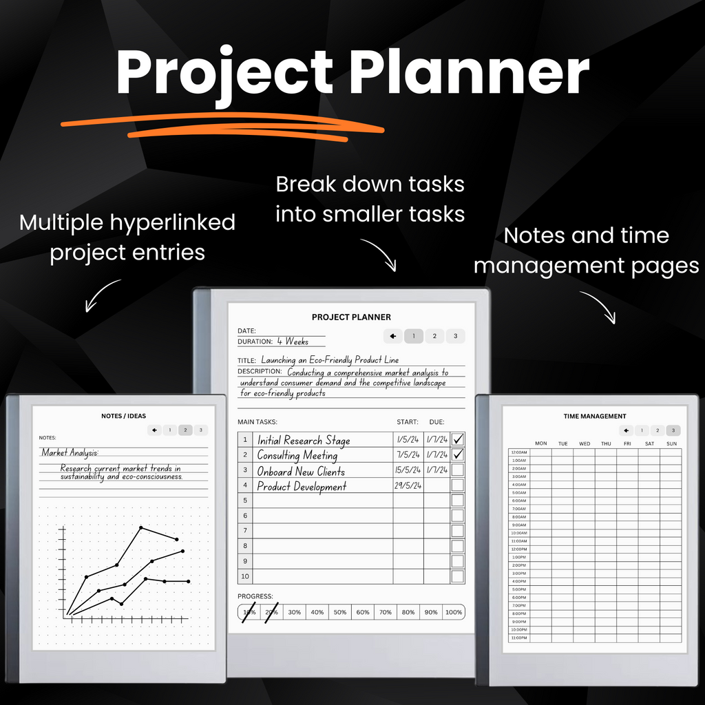 reMarkable Productivity Templates Bundle