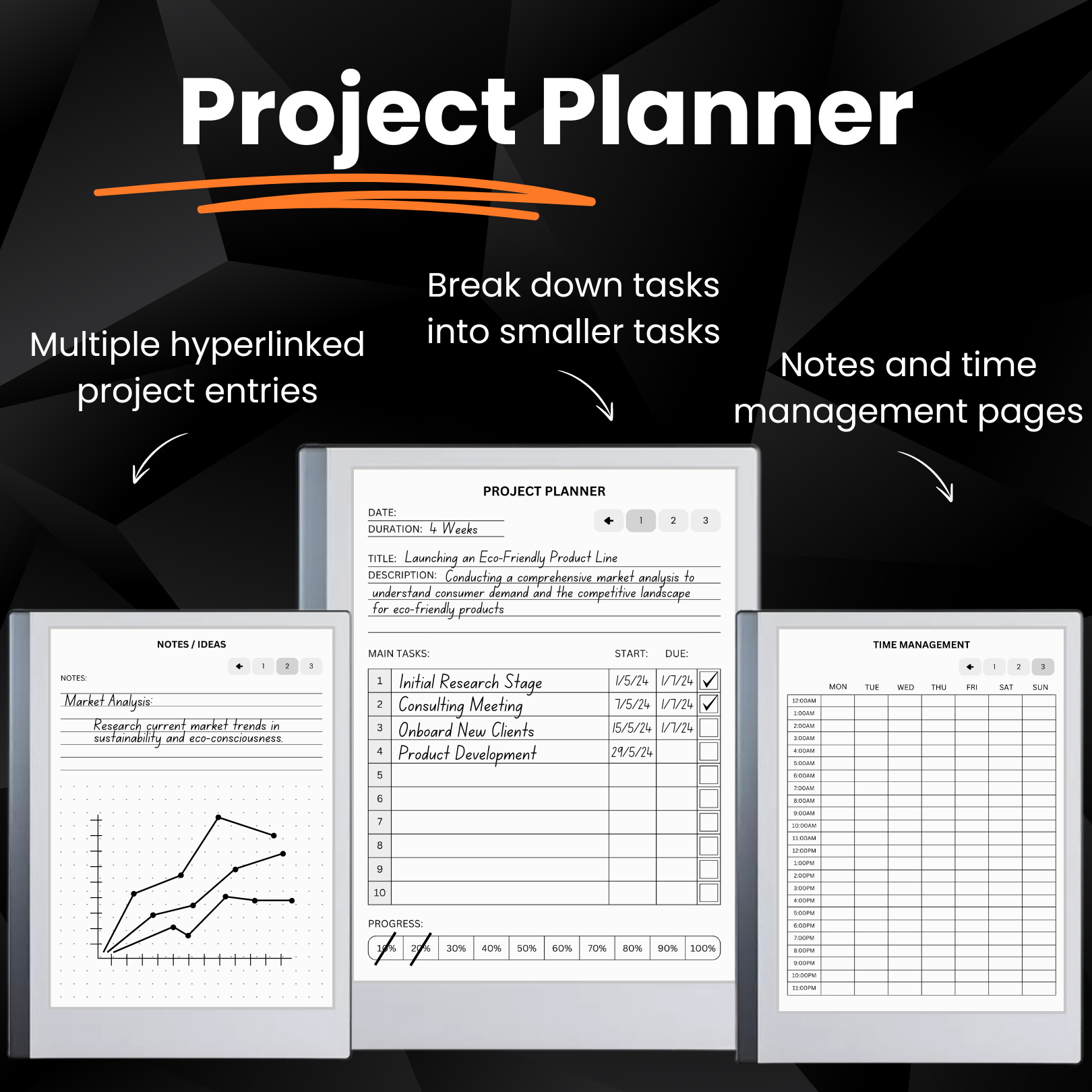 reMarkable Productivity Templates Bundle