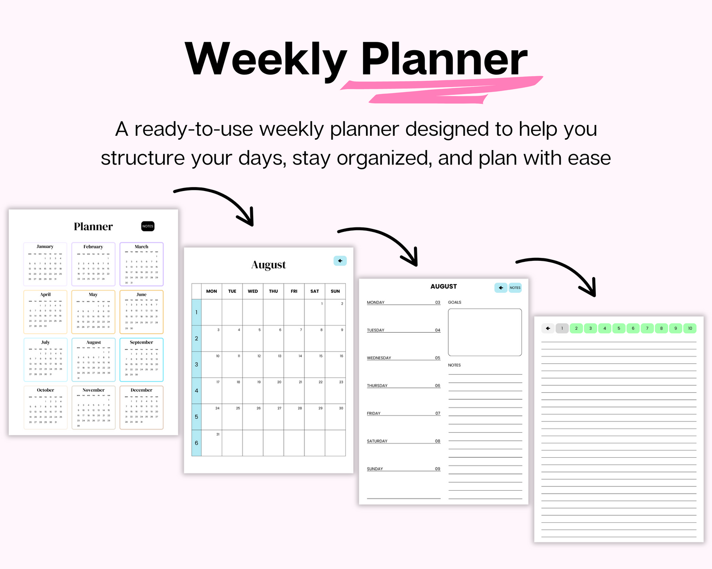 Complete Canva Templates Bundle - Pink Theme