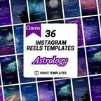 Astrology Instagram Reels | Canva Templates