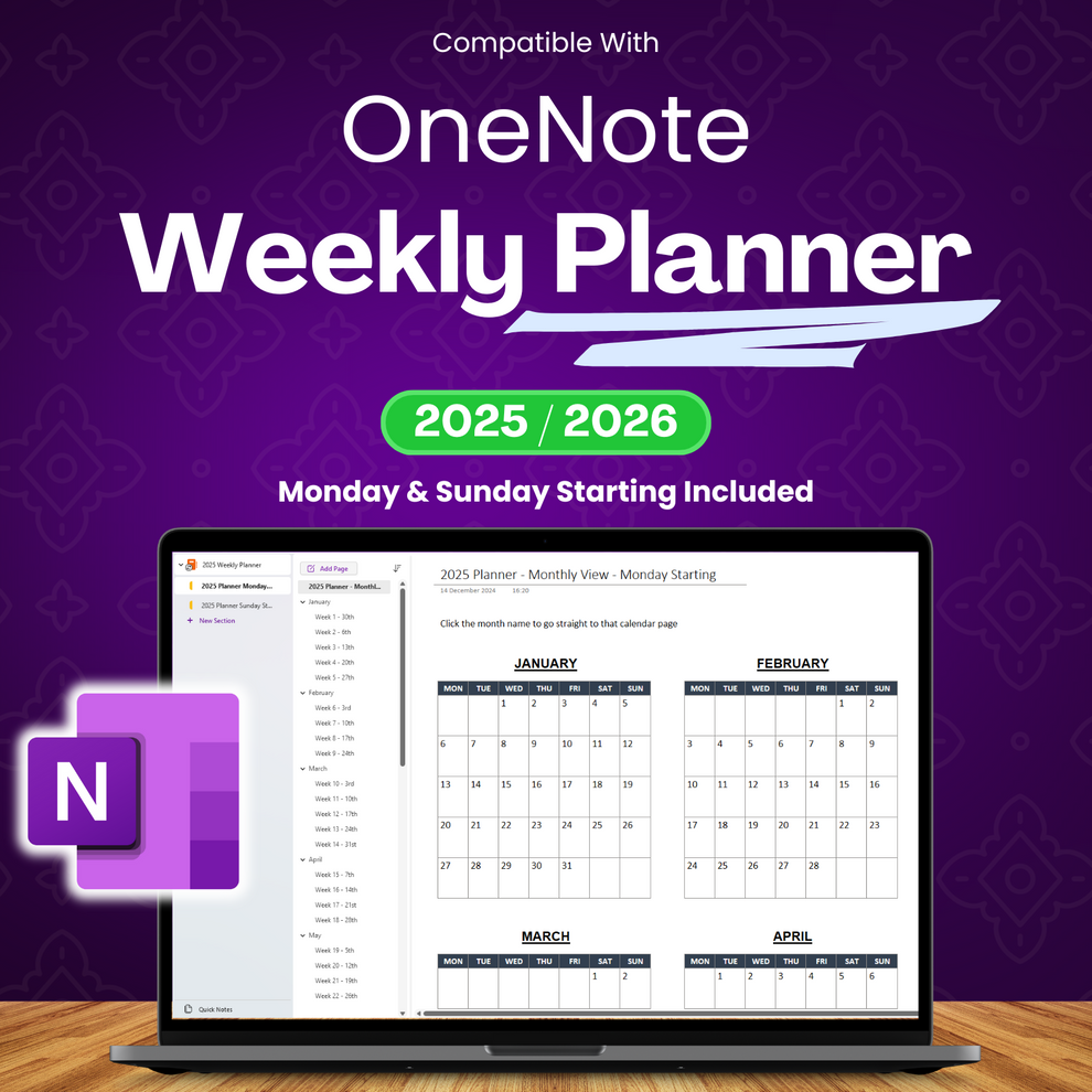OneNote Weekly Planner – Your Productivity Pro