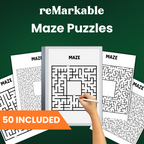 Maze Puzzles for reMarkable