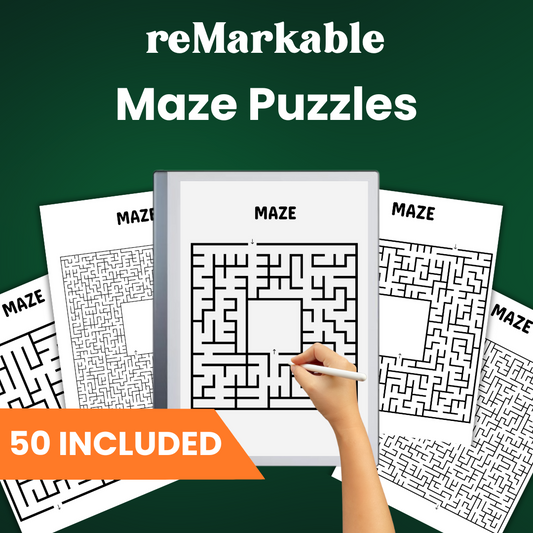 Maze Puzzles for reMarkable