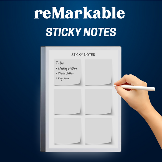 reMarkable Sticky Notes Templates