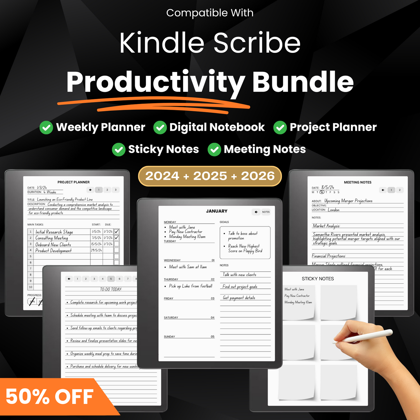 Scribe Productivity Bundle 2024 + 2025 + 2026