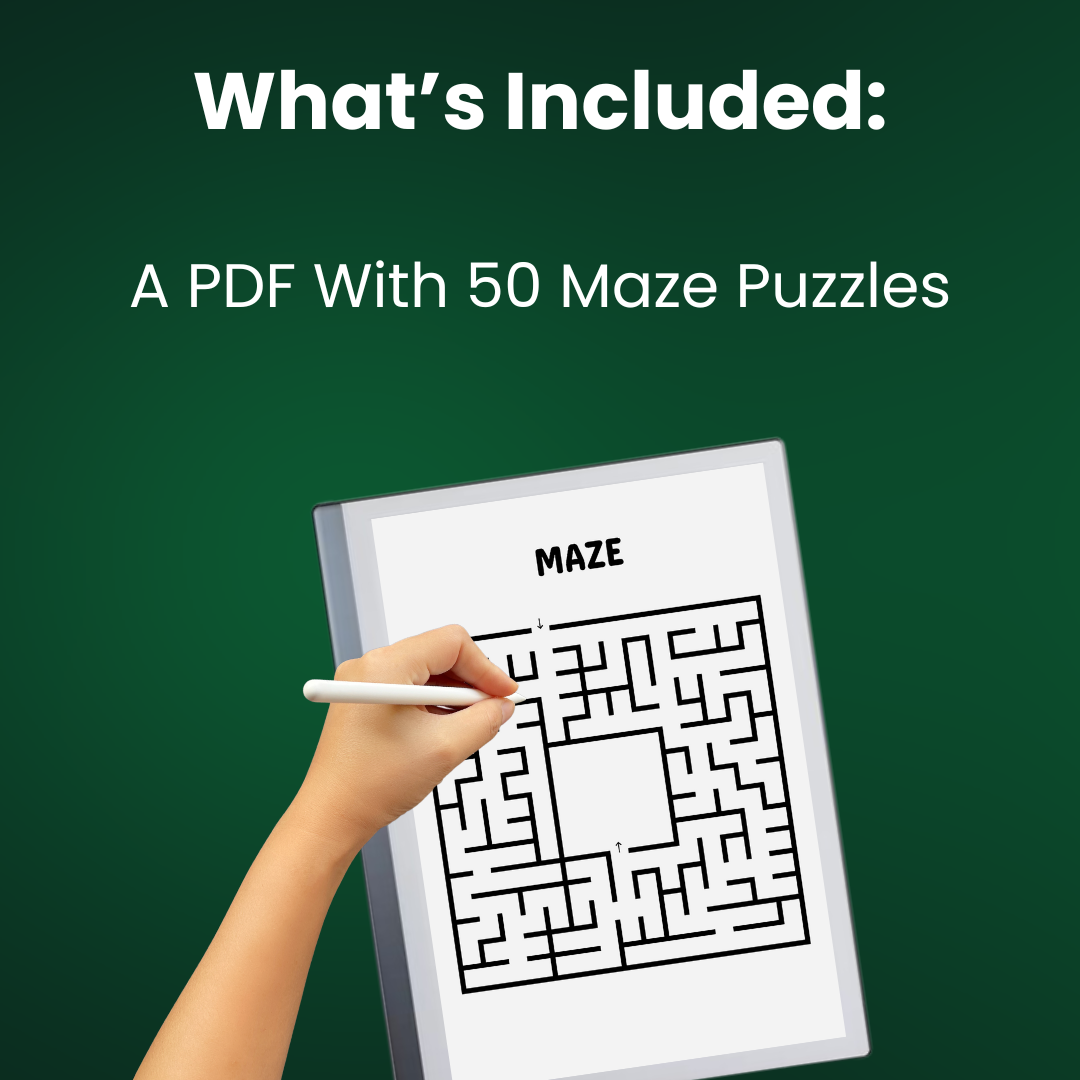 Maze Puzzles for reMarkable