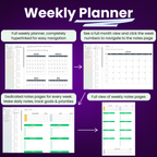 OneNote 2026 Weekly Planner