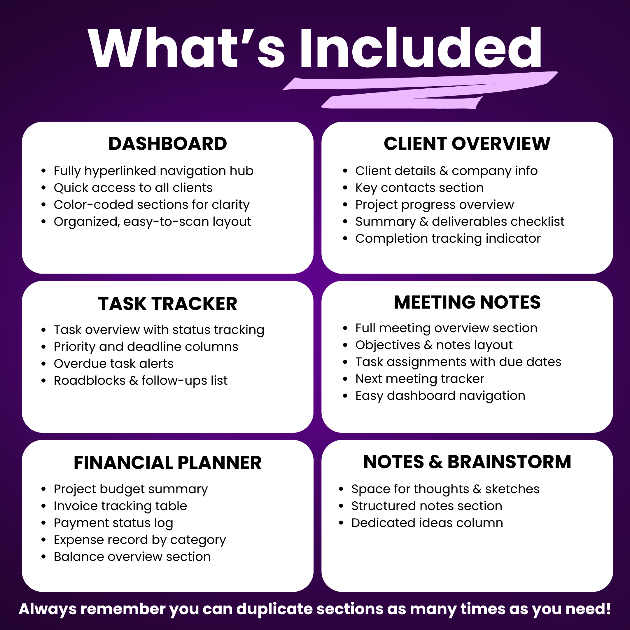 OneNote Client Management Templates Bundle
