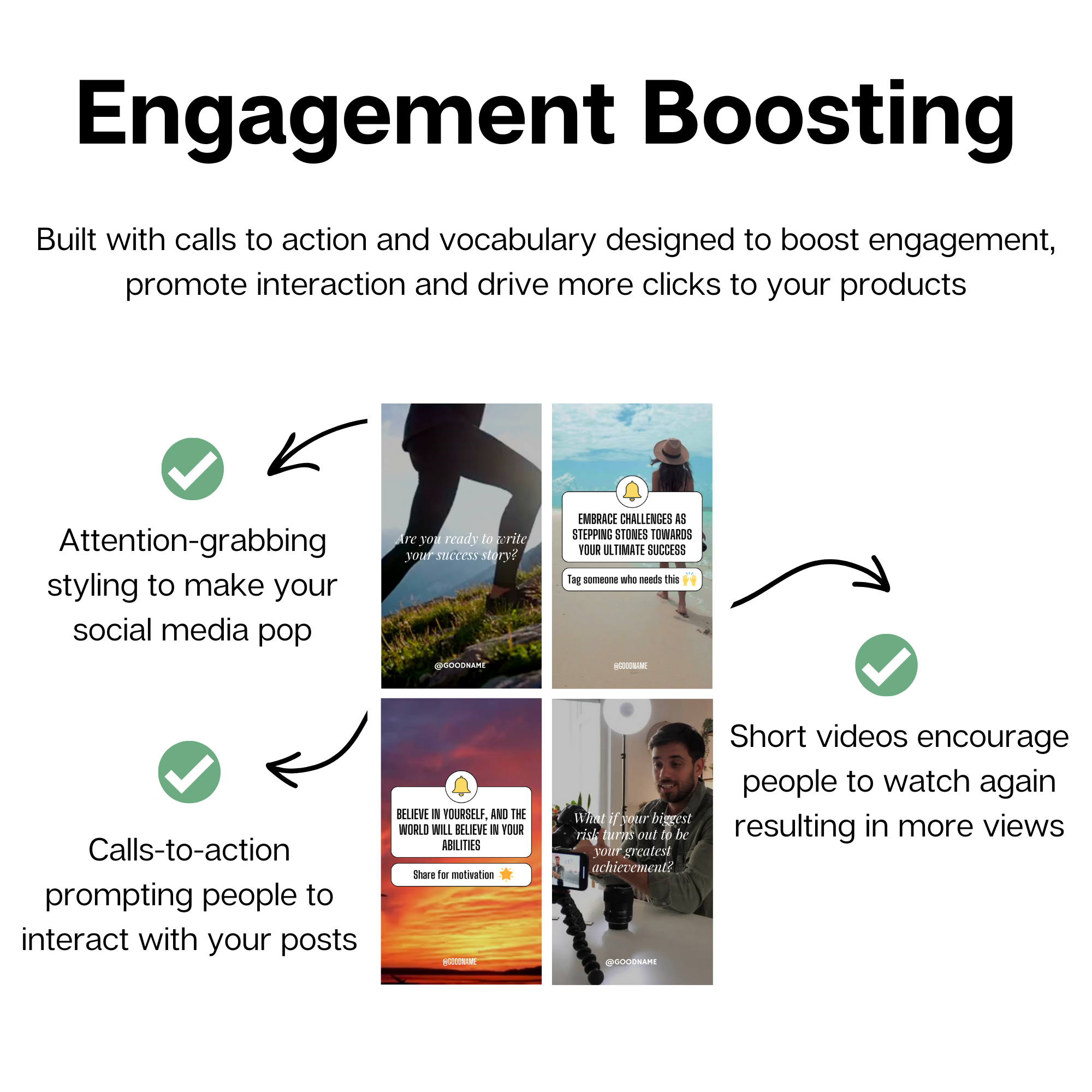 Motivational Quotes Instagram Reels | Canva Templates