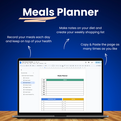 Google Docs Life Tracker Templates Bundle