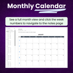 OneNote Weekly Planner