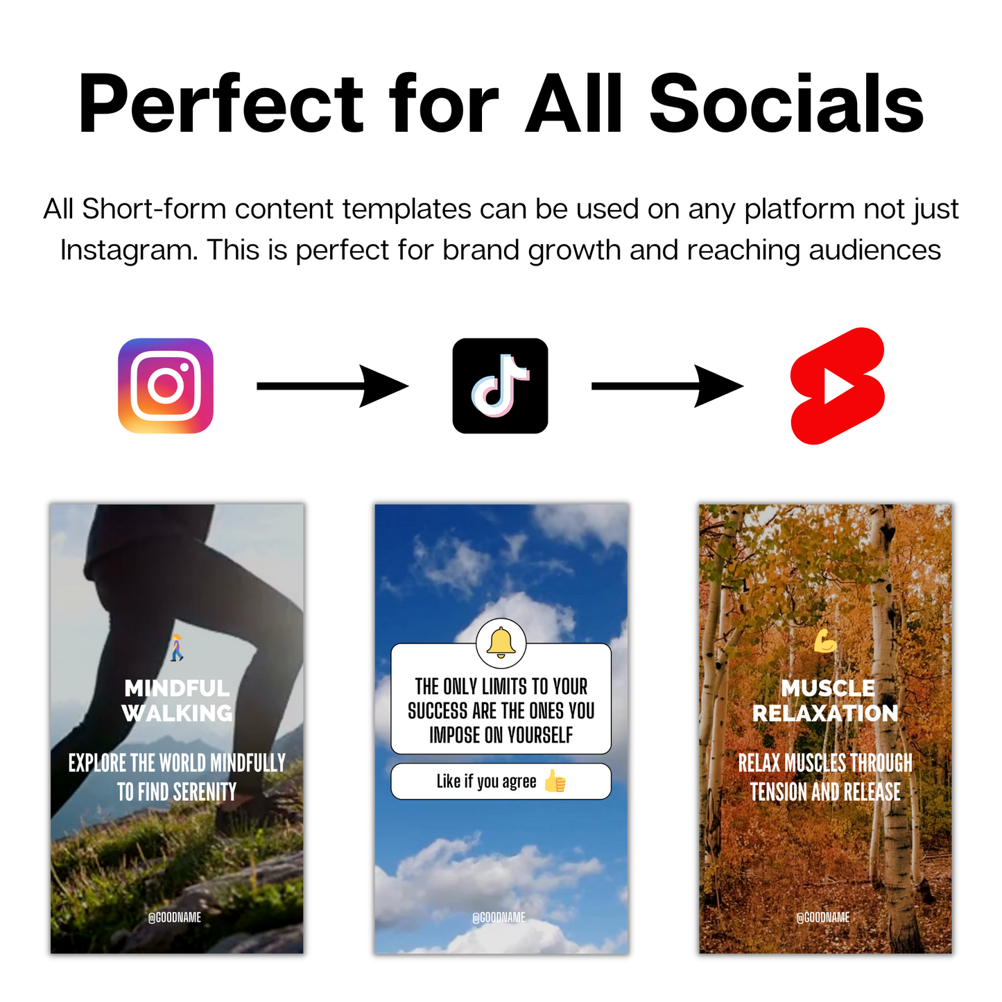 Mental Health Instagram Reels Canva Templates