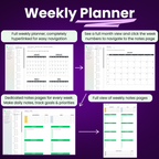 OneNote Productivity Templates Bundle 2025 & 2026