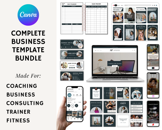 Business Starter Templates Bundle - Dark Theme