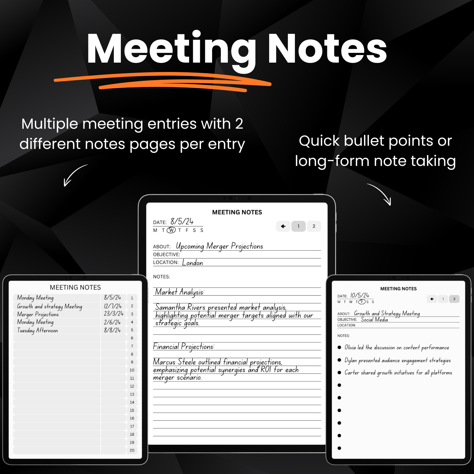 Productivity Bundle for Goodnotes / Any PDF Editor