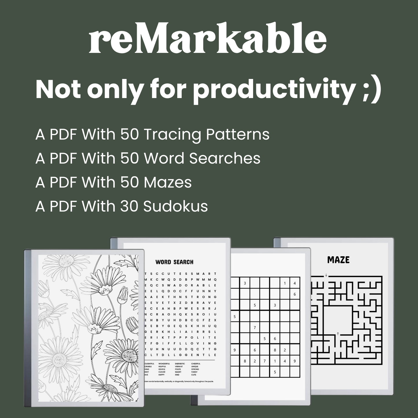 Activity Bundle for reMarkable