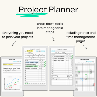 reMarkable Paper Pro Move - Productivity Templates Bundle